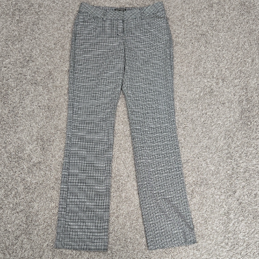 Express Black and White Editor Pants